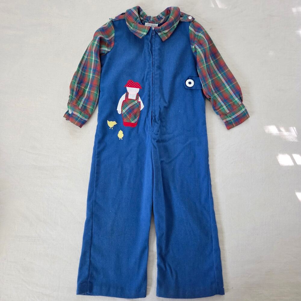 Vintage Kid + Chicks Applique Bodysuit 3t